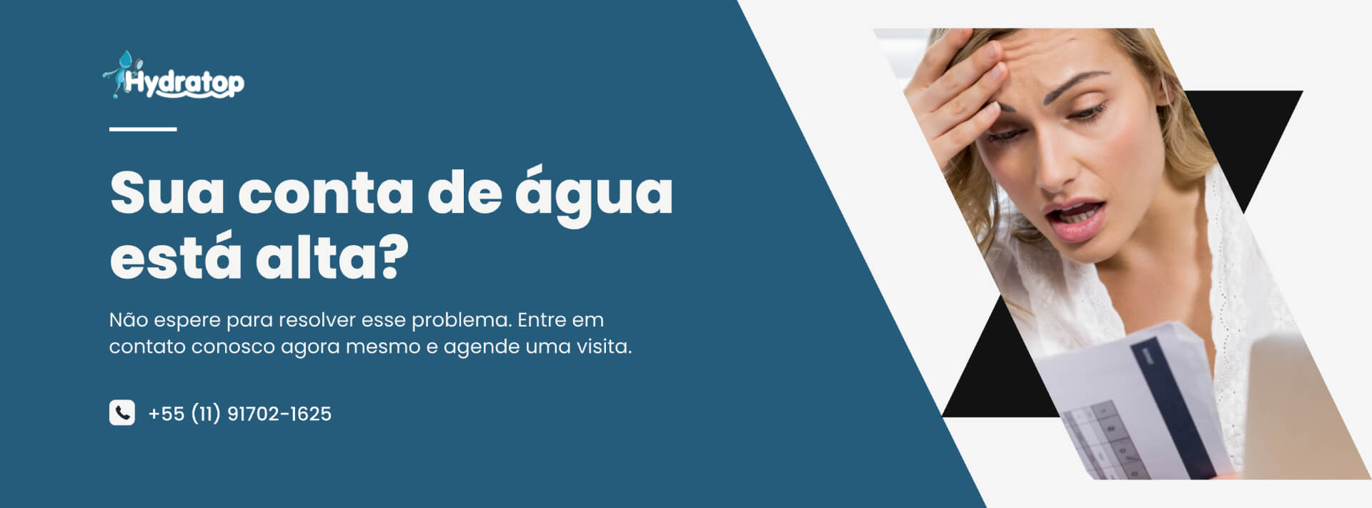 Sua conta de água está alta?